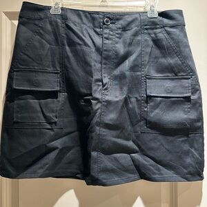 LOFT Black Skirt Utility Style